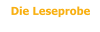 Die Leseprobe